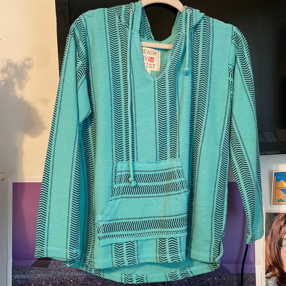 Beach By Exist Teal Pullover